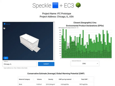 Speckle EC3 Web Application